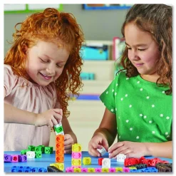 Learning Resources MathLink Cubes, Grades 1 to 3, 100 Pieces