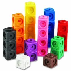 Learning Resources MathLink Cubes, Grades 1 to 3, 100 Pieces