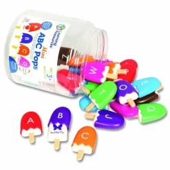 Learning Resources Mini ABC Pops, Pre-K to K, 52 Pieces
