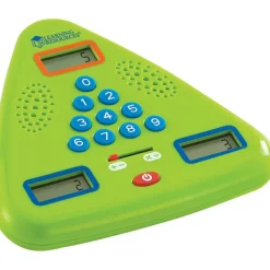 Learning Resources Minute Math Electronic Flash Card, 5" x 5", Grades 1-3