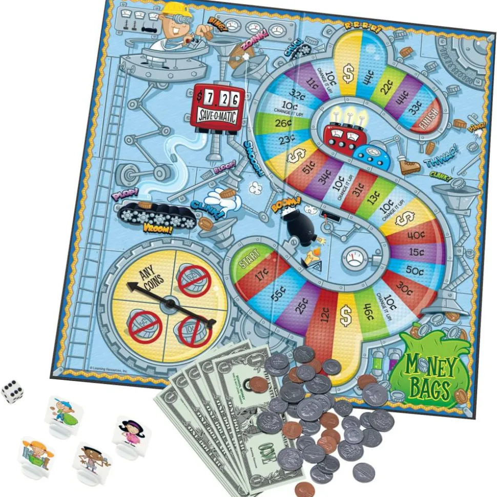 Learning Resources Money Bags A Coin Value Game