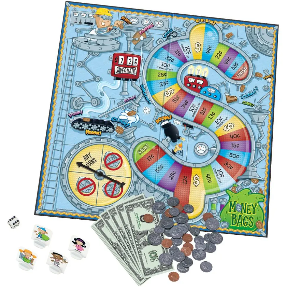 Learning Resources Money Bags A Coin Value Game