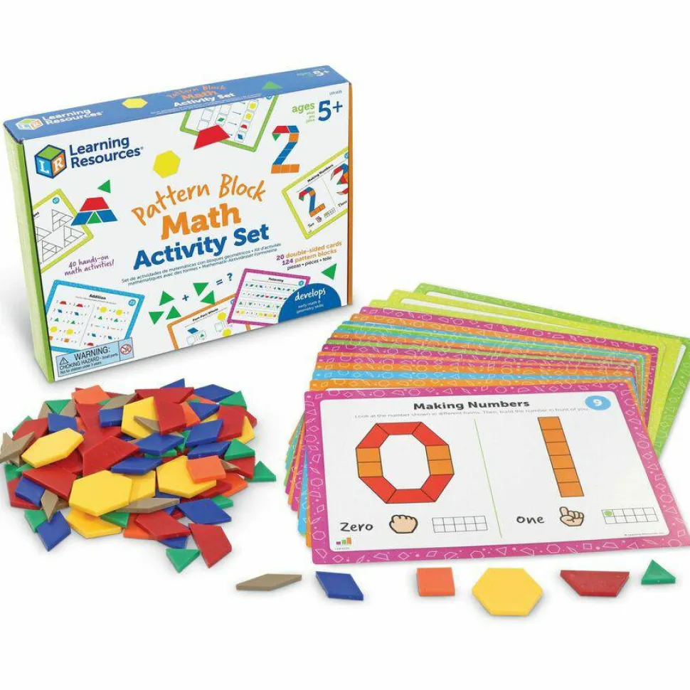 Learning Resources Pattern Block Math Activity Set