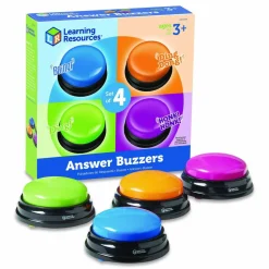 Learning Resources Plastic Answer Buzzers, 3-1/2