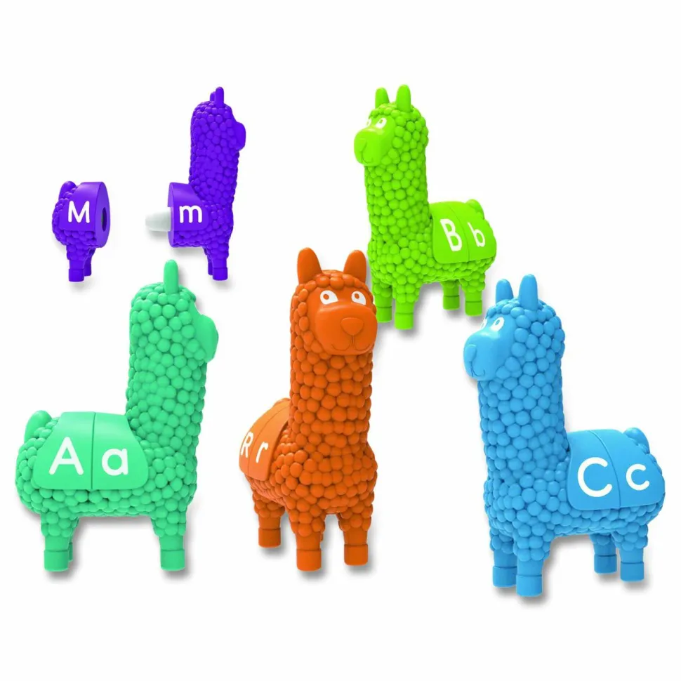 Learning Resources Snap-n-Learn Letter Llamas, Pre-K, 26 Pieces