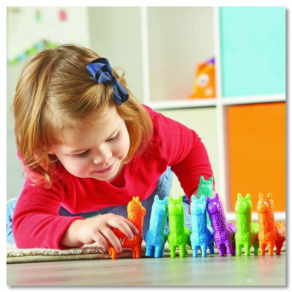 Learning Resources Snap-n-Learn Letter Llamas, Pre-K, 26 Pieces