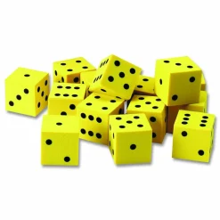 Learning Resources Soft Foam Dot Dice, Grades Pre-K to 1, 200 Pieces