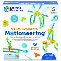 Learning Resources STEM Explorers Motioneering, Grades K to 2, 56 Pieces