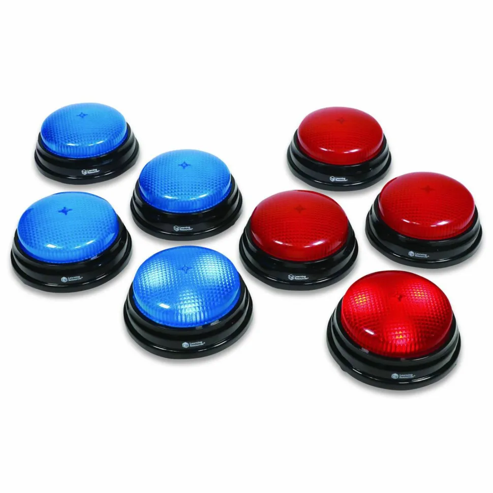 Learning Resources Team Answer Buzzers, Ages 3 and Up, 4 Buzzers