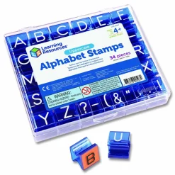 Learning Resources Uppercase Alphabet Stamps, 1", 34 Stamps