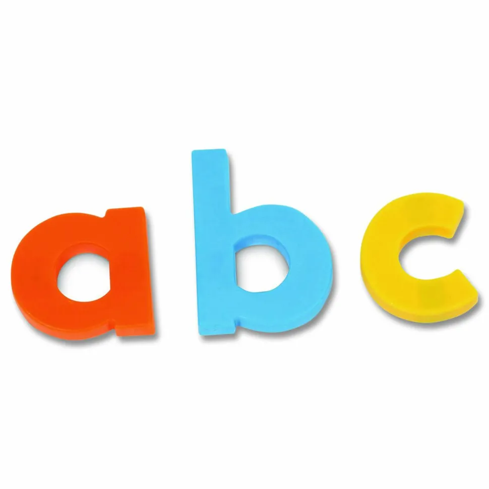 Learning Resources Jumbo Lowercase Magnetic Letters, 1.5" Tall, Assorted Color Characters, 40 Pieces