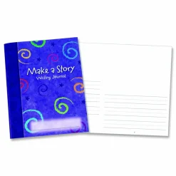 Learning Resources Make-a-Story Journal, Manuscript Format, Blue Cover, (32) 9 x 7 Sheets, 10 Journals