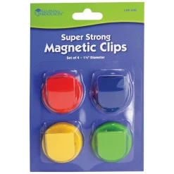 Learning Resources Super Strong Magnetic Clips Set - 1.5