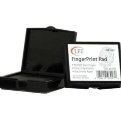 Lee Fingerprint Ink Pad, Black