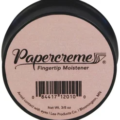 LEE Papercreme Fingertip Moistener - Light Pink - Greaseless - 3 / Pack