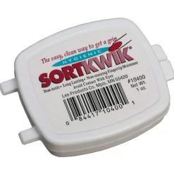 Lee Sortkwik Hygienic Fingertip Moistener, 50% Recycled, 1 Oz, Pink