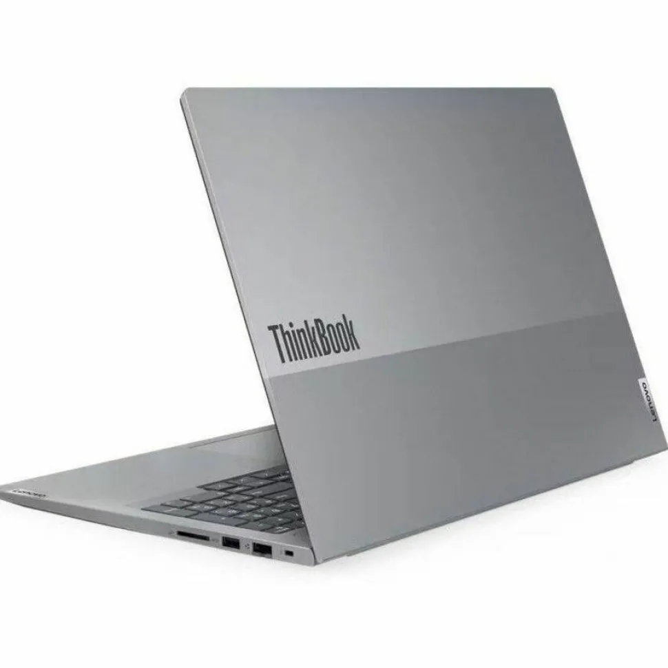 Lenovo ThinkBook 16 G7 ARP 21MW0002US 16" Touchscreen Notebook - WUXGA - AMD Ryzen 5 7535HS - 16 GB - 512 GB SSD - English (US) Keyboard - Arctic Gray