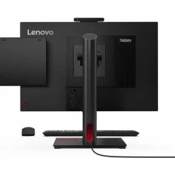 Lenovo ThinkCentre M70q Gen 5 12TD001MUS Desktop Computer - Intel Core i3 14th Gen i3-14100T - 16 GB - 256 GB SSD - Tiny - Black