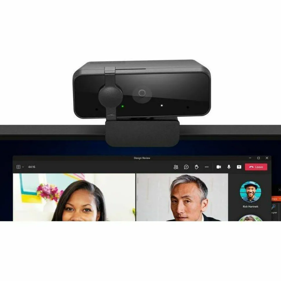Lenovo Essential Webcam - 30 fps - Black - USB 2.0 Type A - 1 Pack(s)