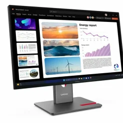 Lenovo ThinkVision P24Q-40 24" Class WQHD LED Monitor - 16:9 - Raven Black