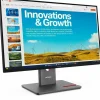 Lenovo ThinkVision P24QD-40 24" Class WQHD LED Monitor - 16:9 - Eclipse Black