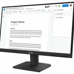 Lenovo ThinkVision S22-4e 22" Class Full HD LED Monitor - 16:9 - Raven Black