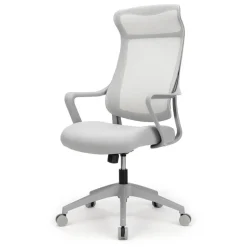 Lenzer Mesh High-Back Task Office Chair, Gray, BIFMA Compliant