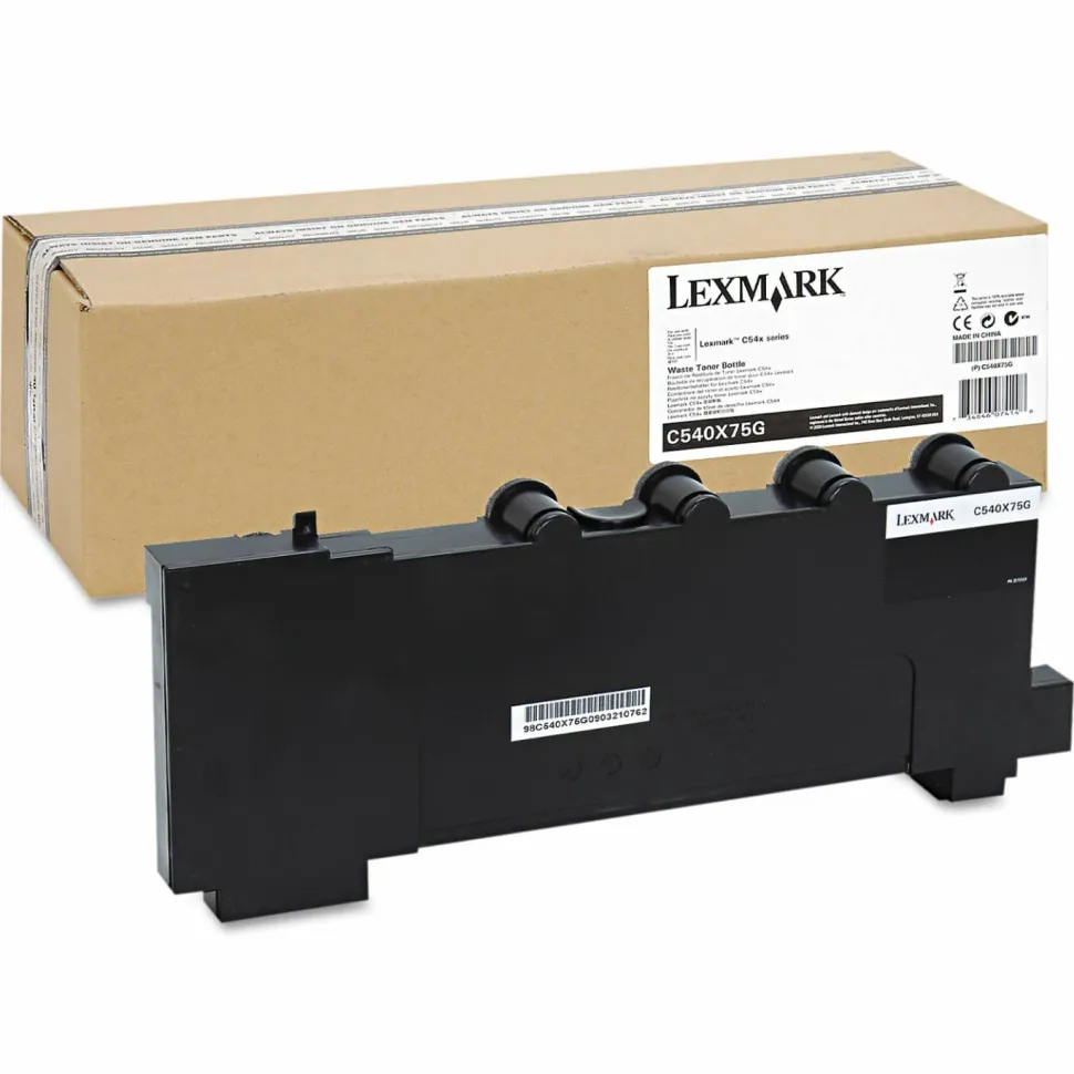 Lexmark C540X75G High-Yield Black/Color Waste Laser Toner Bottle