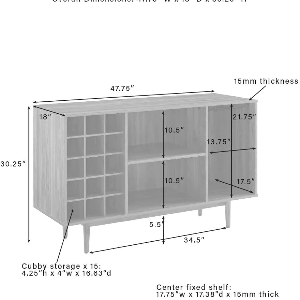 Liam Wine Storage Sideboard