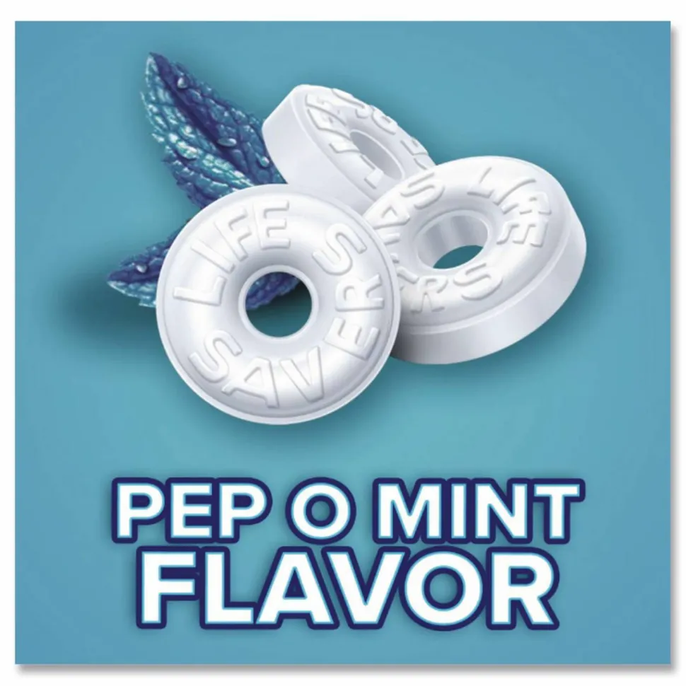 LifeSavers Hard Candy Mints, Pep-O-Mint, 44.93 oz Bag