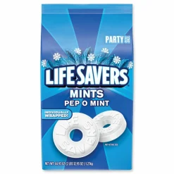 LifeSavers Hard Candy Mints, Pep-O-Mint, 44.93 oz Bag
