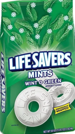 LifeSavers Hard Candy Mints, Wint-O-Green, 44.93 oz Bag