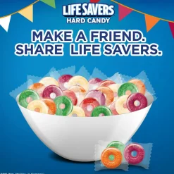 LifeSavers Hard Candy, Original Five Flavors, 6.25 oz Bag