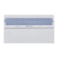 #10 Lift & Press Premium Security Envelopes, Self Seal, 100% Recycled, White, Box Of 100