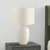 Lighting, 25"H, Table Lamp, Cream Ceramic, Ivory / Cream Shade, Transitional