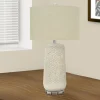 Lighting, 31"H, Table Lamp, Cream Ceramic, Beige Shade, Contemporary