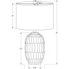 Lighting, 24"H, Table Lamp, Cream Resin, Ivory / Cream Shade, Transitional