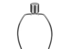 Lighting, 29"H, Table Lamp, Grey Resin, Ivory / Cream Shade, Modern