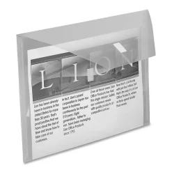 Lion 22070CR Letter Recycled Vinyl File Pocket