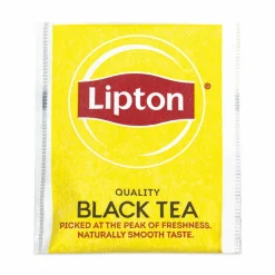 Lipton Tea Bags, Black, 0.07 oz Bags, 312 Bags/Carton