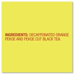 Lipton Tea Bags, Decaffeinated, Box Of 72