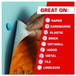 Loctite Fun-Tak Mounting Putty, Repositionable and Reusable, 6 Strips, 2 oz