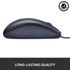 Logitech B100 Optical USB Mouse, Black
