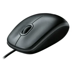 Logitech B100 Optical USB Mouse, Black