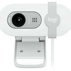 Logitech Brio 100 Full HD Webcam for Meetings and Streaming, Auto-Light Balance, Built-In Mic, Privacy Shutter, USB-A, Off-White