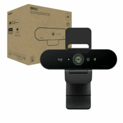 Logitech Brio 4K Webcam for Business, biometrics login with Windows Hello, Works with Microsoft Teams, Zoom, Google Meet, PC/Mac