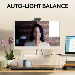 Logitech Brio 100 2.0-Megapixel Webcam, 1.26