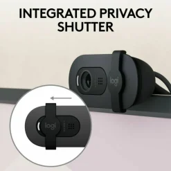 Logitech Brio 100 2.0-Megapixel Webcam, 1.26