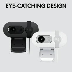 Logitech Brio 100 2.0-Megapixel Webcam, 1.26