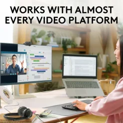 Logitech Brio 100 2.0-Megapixel Webcam, 1.26